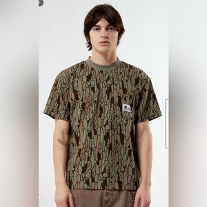 Pacsun quiet golf small Men's Camouflage Short Sleeve Tee NWT